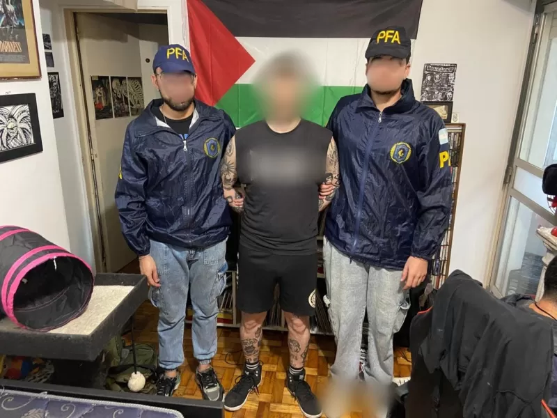 Detectaron amenazas en redes y detuvieron al presunto autor en un domicilio ubicado en Villa Crespo