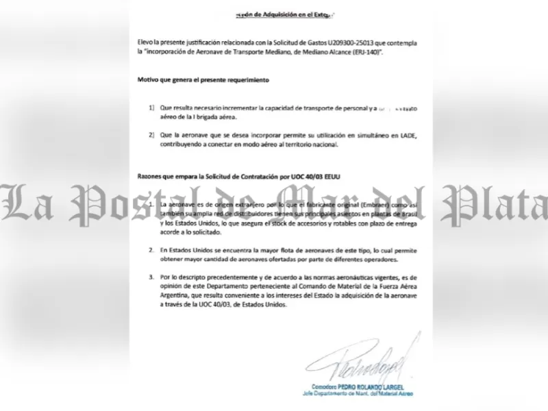 Con Luis Petri al mando, Defensa termin&oacute; pagando fortuna por un avi&oacute;n lleno de problemas t&eacute;cnicos