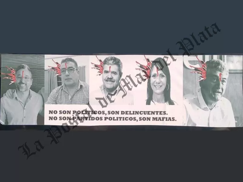 ¡Intimidación en PAMI! Carteles amenazantes contra el concejal Luis Vivas sacuden Villa Gesell