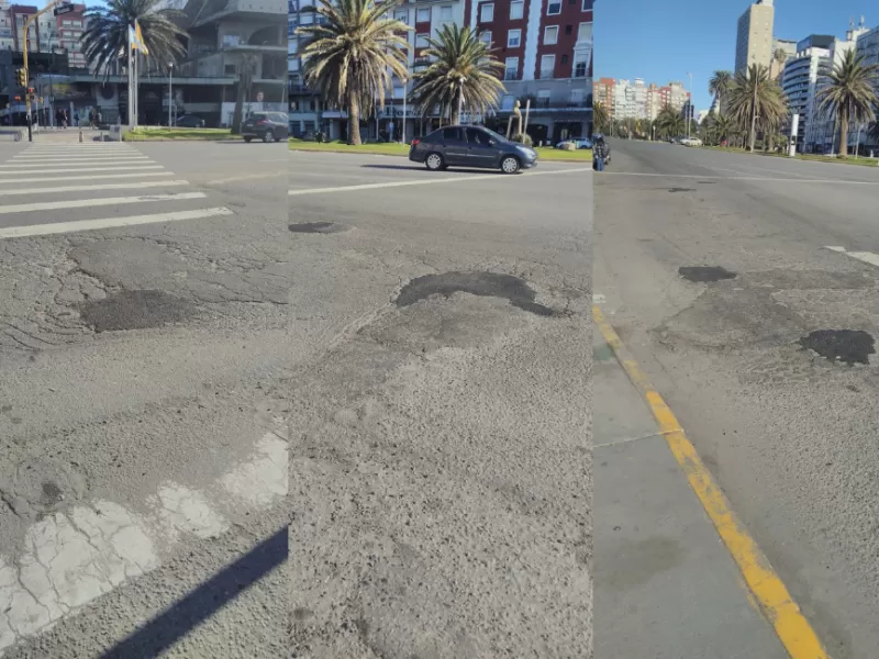 El pavimento destruido frente al skatepark pone otra vez al EMVIAL en el centro de las cr&iacute;ticas
