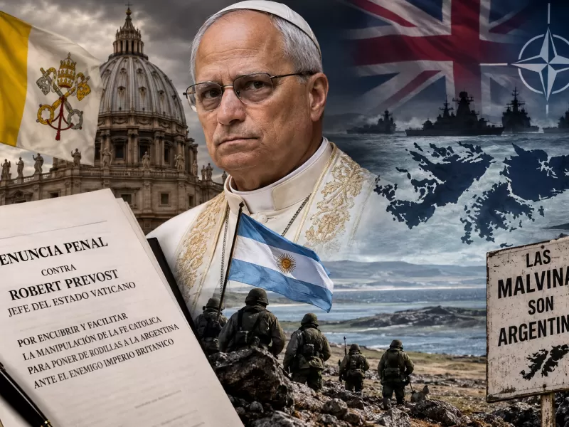 Denuncian al Papa Le&oacute;n XIV por un supuesto encubrimiento sobre el rol del Vaticano en la Guerra de Malvinas