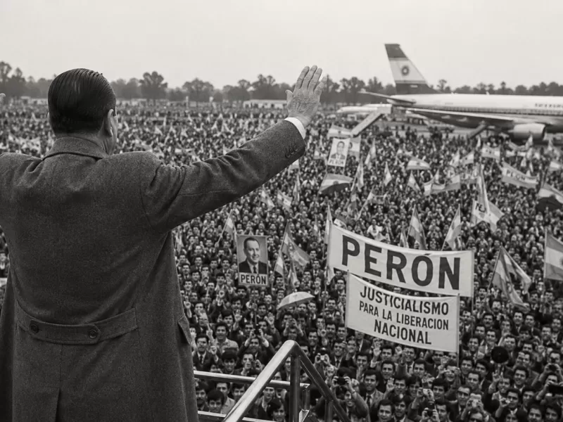 A 53 a&ntilde;os del regreso de Per&oacute;n: el d&iacute;a que moviliz&oacute; a millones y cambi&oacute; la historia argentina