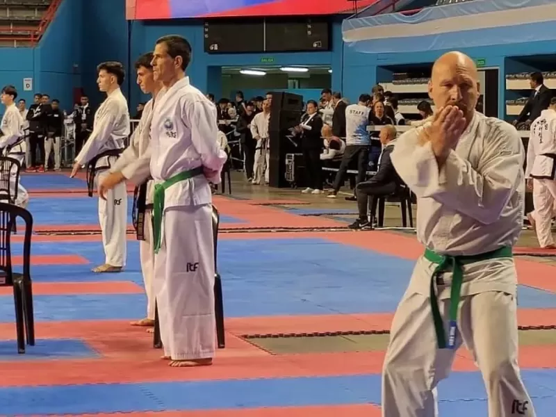 Se capacitaron cinturones de Taekwondo de la organización ITF en
