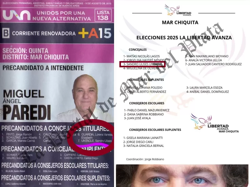 De massista a mileista: Untacle cruzó la cancha en Mar Chiquita y se arrodilló ante Pareja