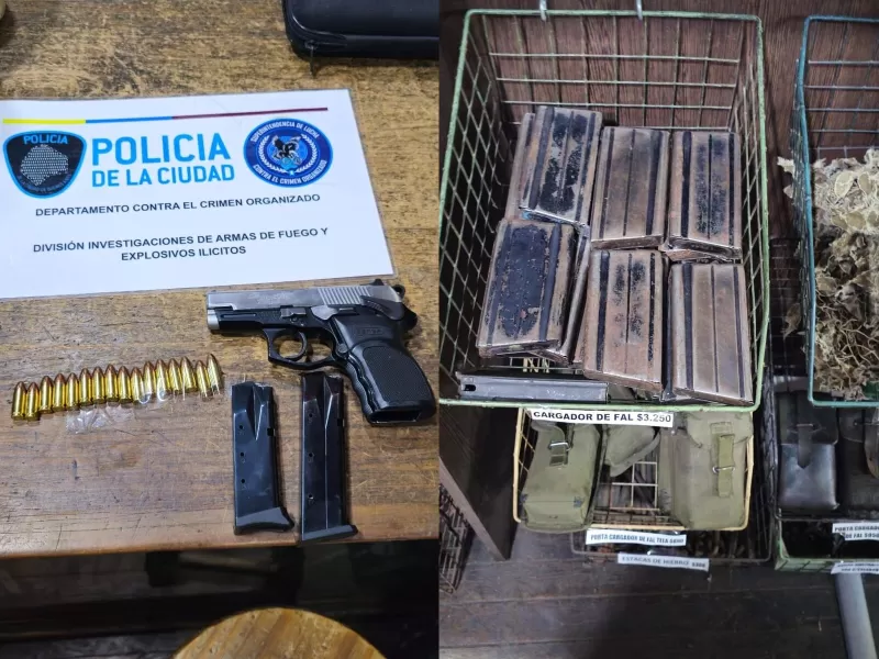 ANMAC junto al Gobierno porteño intervinieron en un allanamiento a un local de rezagos militares y secuestraron mas de 2 mil granadas