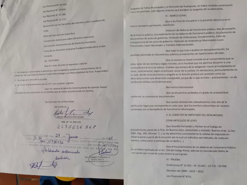 Denuncia penal contra el intendente marplatense Guillermo Montenegro por delitos económicos