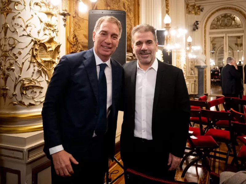 Cristian Ritondo expres&oacute; su respaldo a Diego Santilli tras la jura en la Casa Rosada
