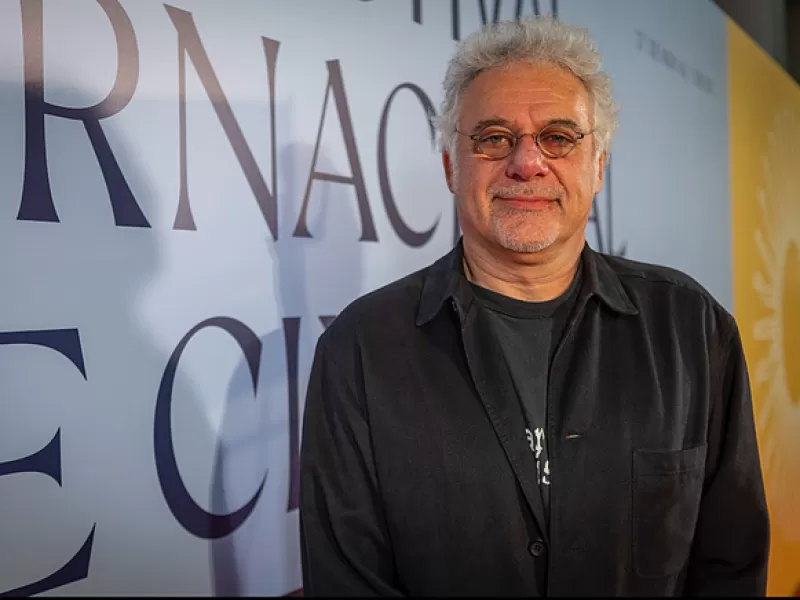 Pablo Helman estuvo en la proyección de "Wicked" en General Pueyrredon