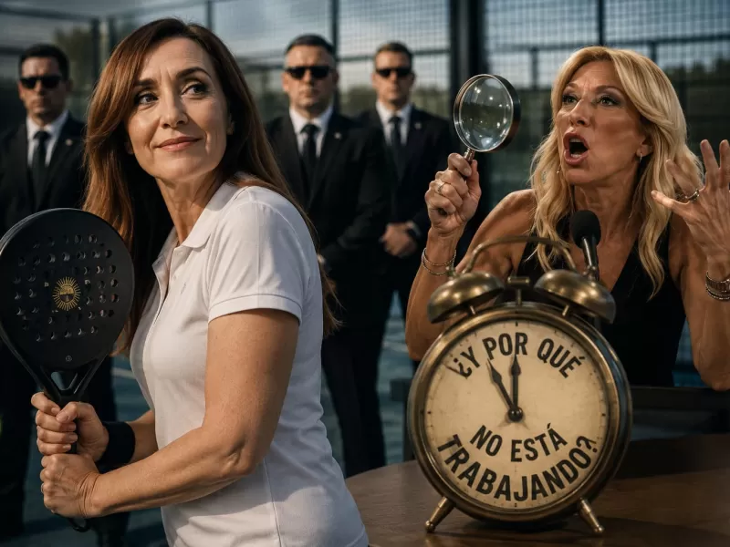 El p&aacute;del de Villarruel y el esc&aacute;ndalo que no fue