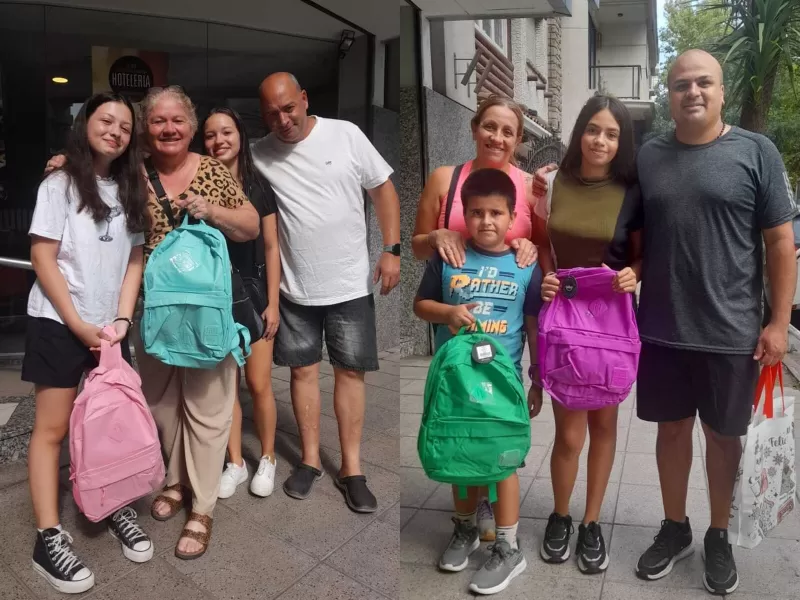 UTHGRA Mar del Plata entregó kits escolares a familias hoteleras y gastronómicas