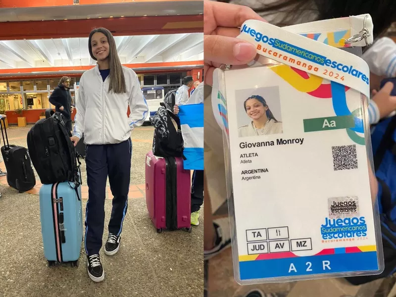 Giovanna Monroy, una joven promesa marplatense rumbo a los Juegos Sudamericanos Escolares Bucaramanga 2024 en Colombia