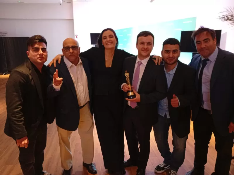 Sautel y Real Politik celebraron el premio en los Martín Fierro