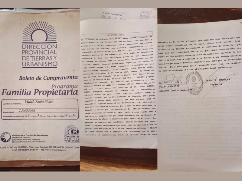 Denuncian presunta usurpación de viviendas y complicidades políticas en Campana: apuntan contra un funcionario del Gobierno de Abella