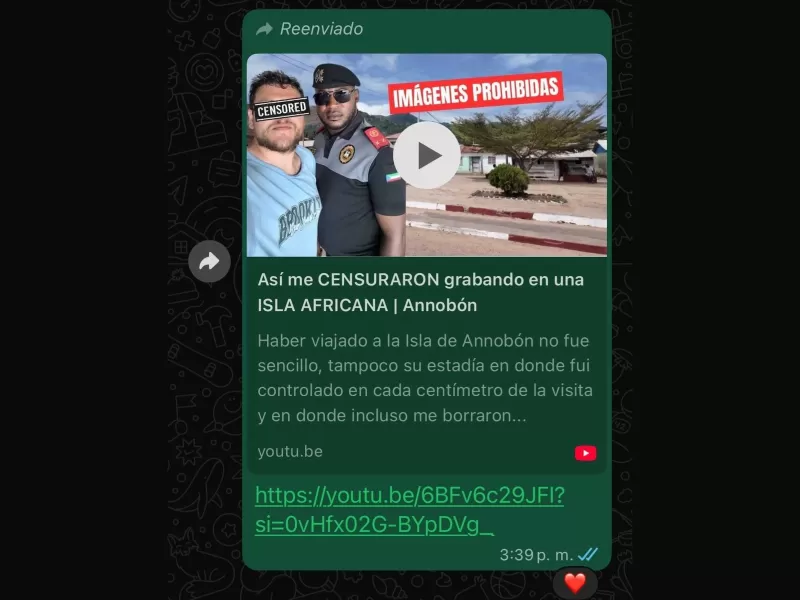 Un Topo por el Mundo modificó el video de su visita a Annobón para defender a la dictadura