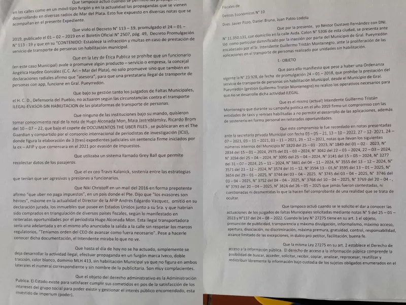 Denuncia penal contra el intendente marplatense Guillermo Montenegro por delitos económicos