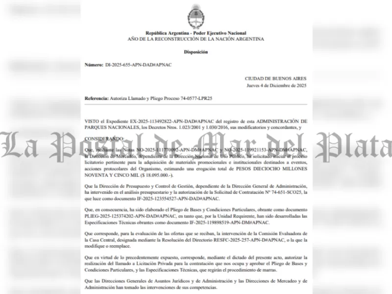 Mientras avanzan las llamas, la administraci&oacute;n libertaria destin&oacute; millones a merchandising estatal