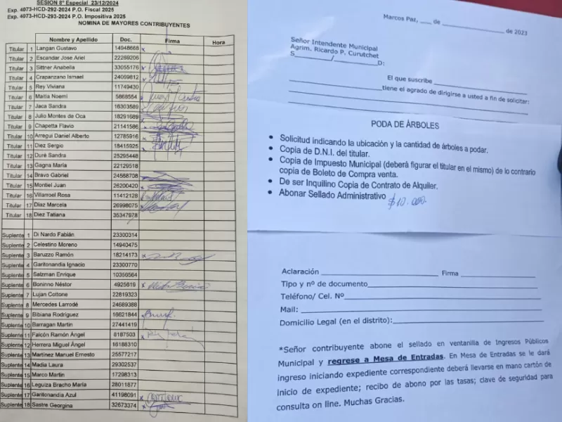 Marcos Paz: vecinos y opositores cuestionan la gestión del intendente local