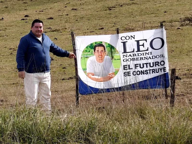 Un grupo de dirigentes lanz&oacute; una campa&ntilde;a para respaldar a Leo Nardini en la provincia