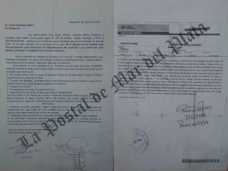 ¡Escándalo! ¿La Secretaría de Trabajo habría recibido coimas de un sindicalista entrerriano?