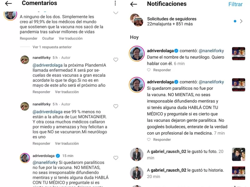 Periodista K del Grupo América persigue a quiénes batallan contra la "Plandemia"