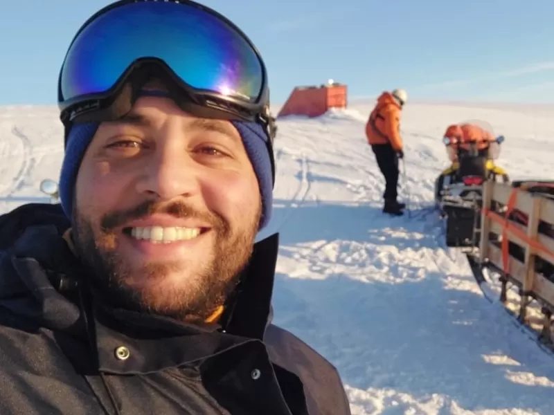 Gustavo Barreiro, el marplatense que se enloquece por las auroras australes