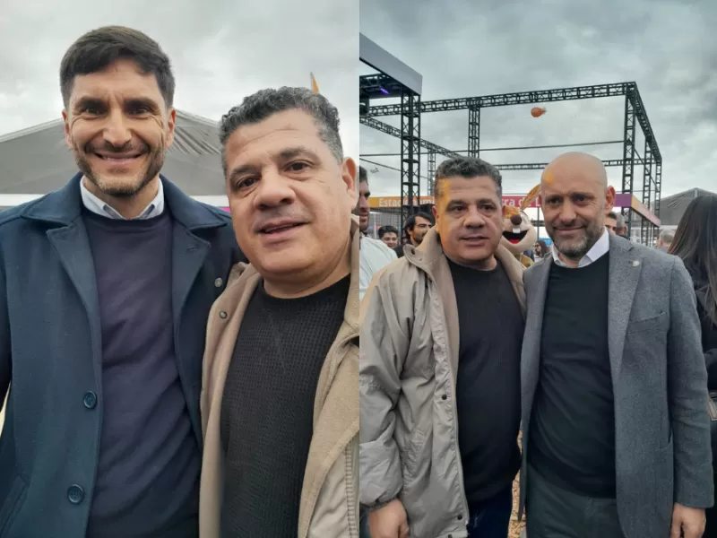 Walter Eiguren particip&oacute; de una actividad junto a Maximiliano Pullaro y Gustavo Puccini