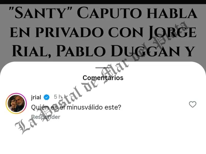 Jorge Rial insultó a Ulises Catriel Cuenca tras ser señalado por recibir información del Gobierno de Milei