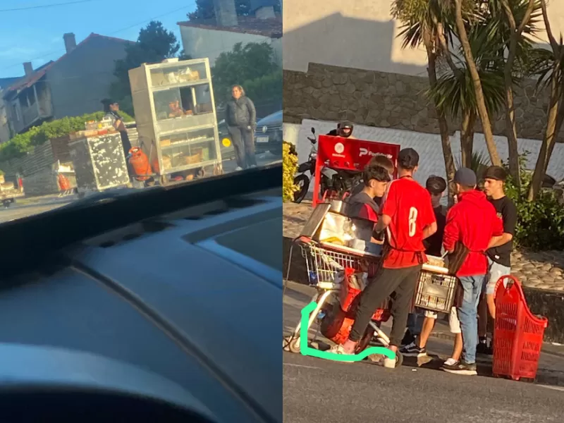 Garrafas con alambres y abandono total en la costa marplatense