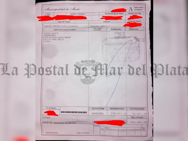 Mientras crece la precarizaci&oacute;n en Merlo, municipales acusan a Men&eacute;ndez de destruir sus ingresos