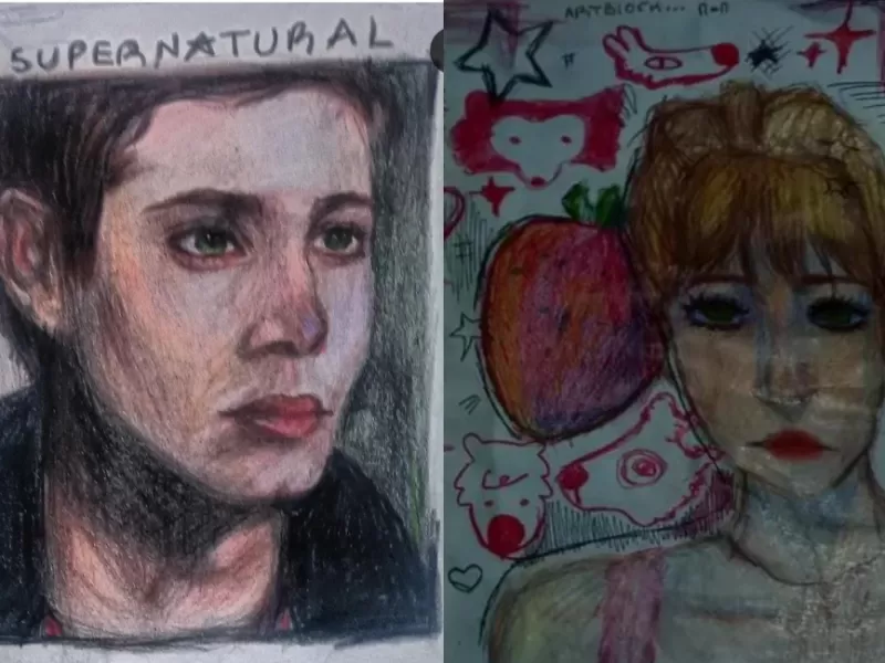 M&iacute;a Ayel&eacute;n Brusco cuenta c&oacute;mo empez&oacute; a dibujar desde ni&ntilde;a y qu&eacute; busca expresar con su arte