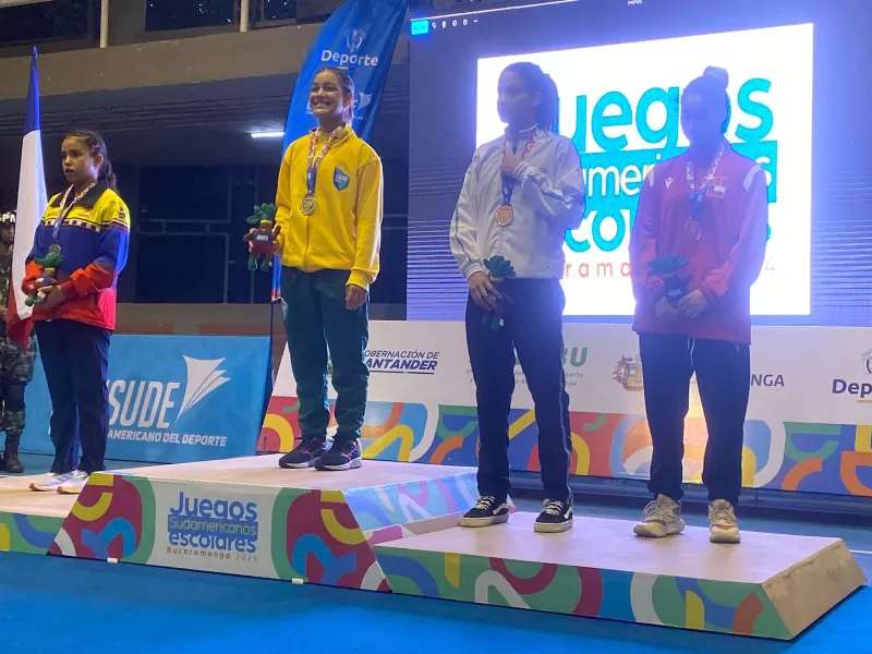 Mar del Plata explota de alegría: Giovanna Monroy brilla en los Juegos Sudamericanos Escolares 2024