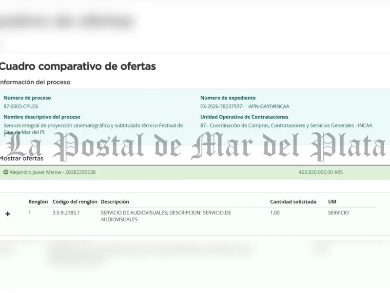 La motosierra de Milei fren&oacute; frente al INCAA y dej&oacute; pasar una contrataci&oacute;n cercana a los 464 millones