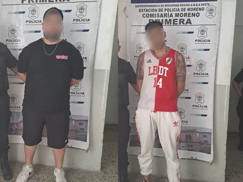 Detuvieron a 3 policías en una estación de servicio de Moreno por circular con un auto robado