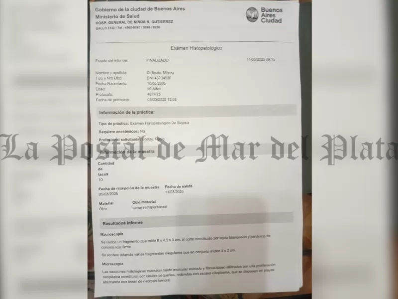 Milena enfrenta una recaída y su familia pide ayuda para sostener el tratamiento