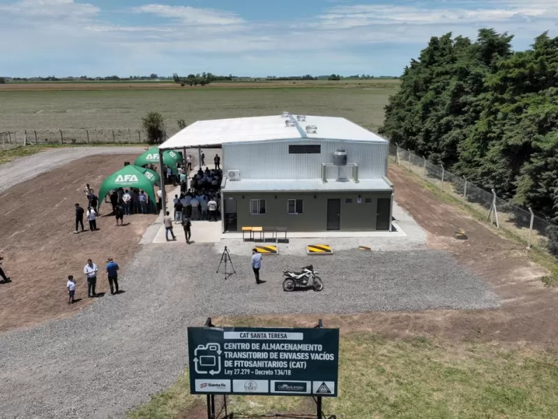 Refuerzan la red nacional de gestión de envases vacíos de agroquímicos en Santa Fe
