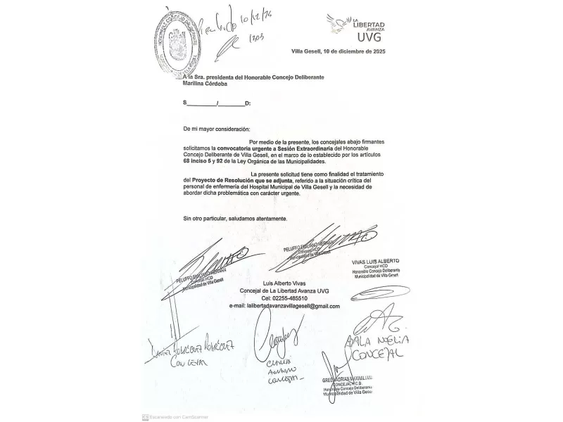 Villa Gesell: Luis Vivas acusó al oficialismo de 