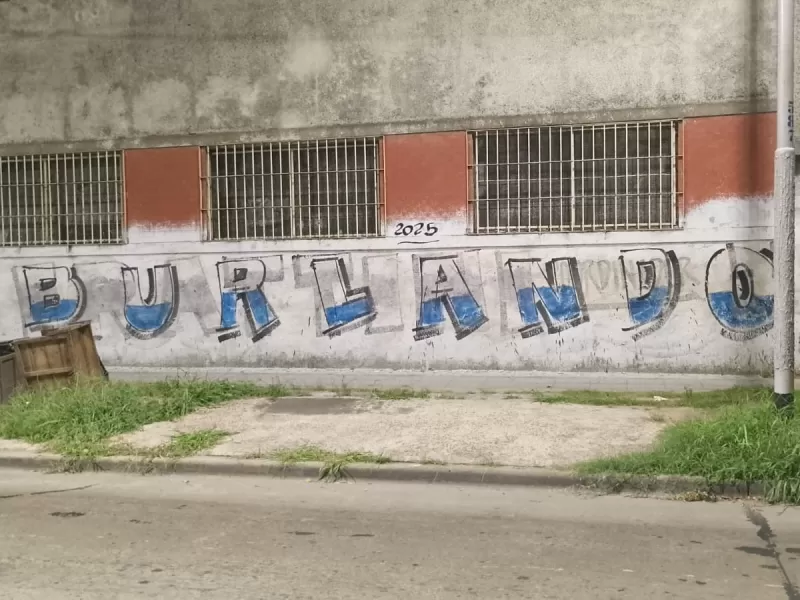 Tensión en General Pueyrredon: pintadas
