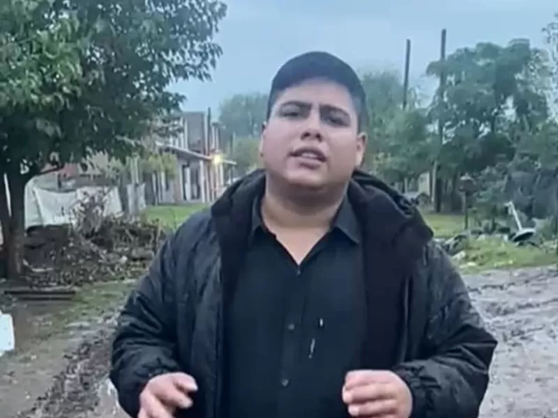 Santa Fe: Gonzalo Castro fue el único candidato en Venado Tuerto que se solidarizó con los afectados por el temporal