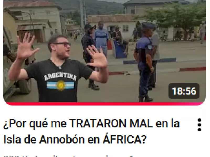 Un Topo por el Mundo modificó el video de su visita a Annobón para defender a la dictadura