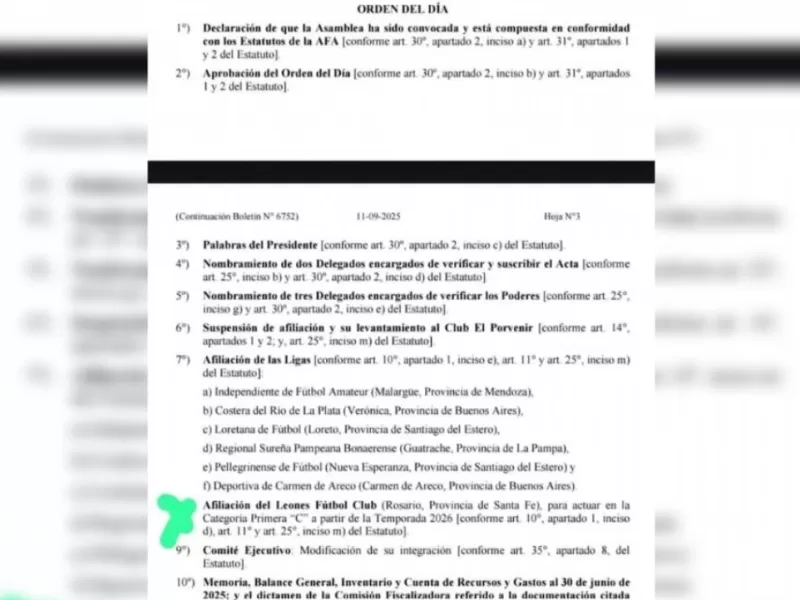 Leones de Rosario salta de las ligas regionales a la Primera C con apoyo de la AFA