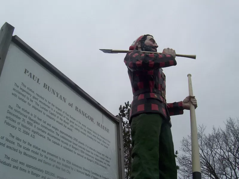 Paul Bunyan, un personaje mitológico del folclore estadounidense