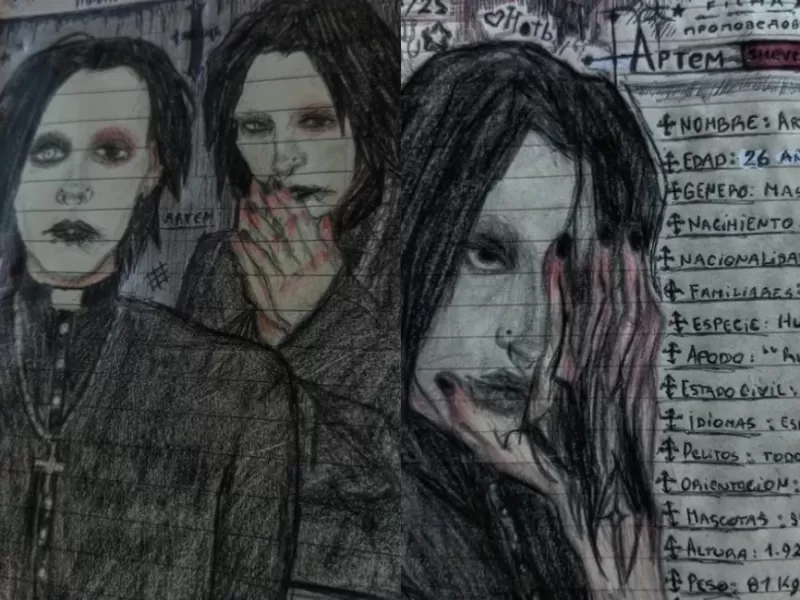 Mía Ayelén Brusco cuenta cómo empezó a dibujar desde niña y qué busca expresar con su arte