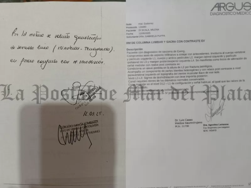 Milena enfrenta una recaída y su familia pide ayuda para sostener el tratamiento