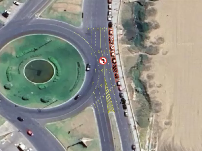 Rotonda de Constitución y Costa: proyecto para mejorar la seguridad vial en Mar del Plata