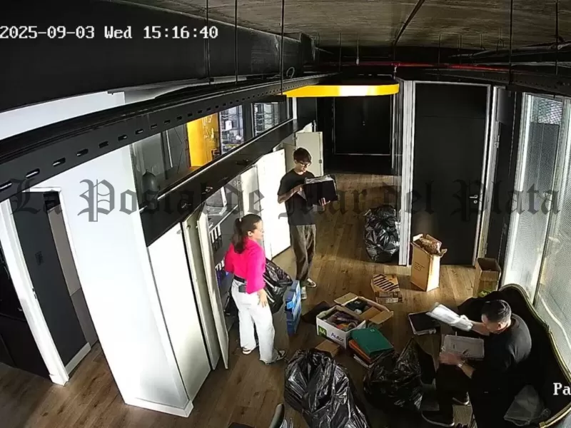 Se filtraron fotos del vaciamiento de las oficinas de Christian Silbergleit en Avenida de Mayo
