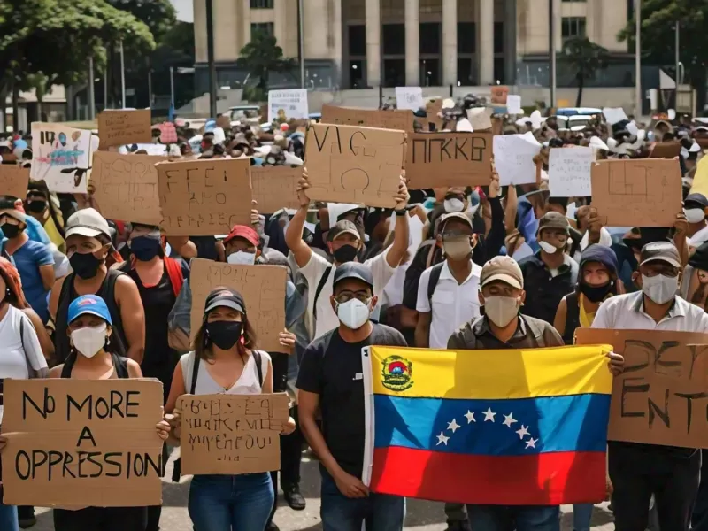 Venezuela, un pueblo llorando bajo la opresión