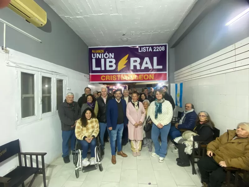 Cristian León presentó la lista de Unión Liberal en Mar Chiquita y prometió