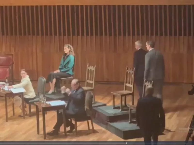 Adorni, Espert y Cúneo Libarona actuaron en una obra de teatro para Milei y "Yuyito"