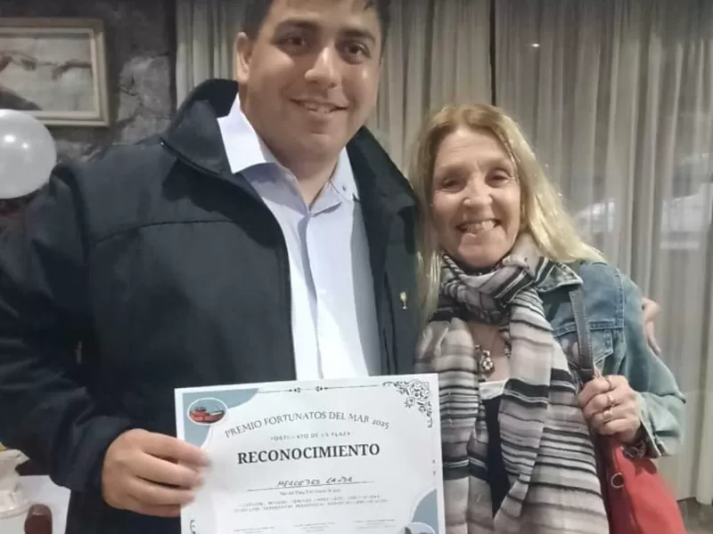 La menemista Mercedes Landa fue distinguida en el Premio Fortunatos del Mar 2025