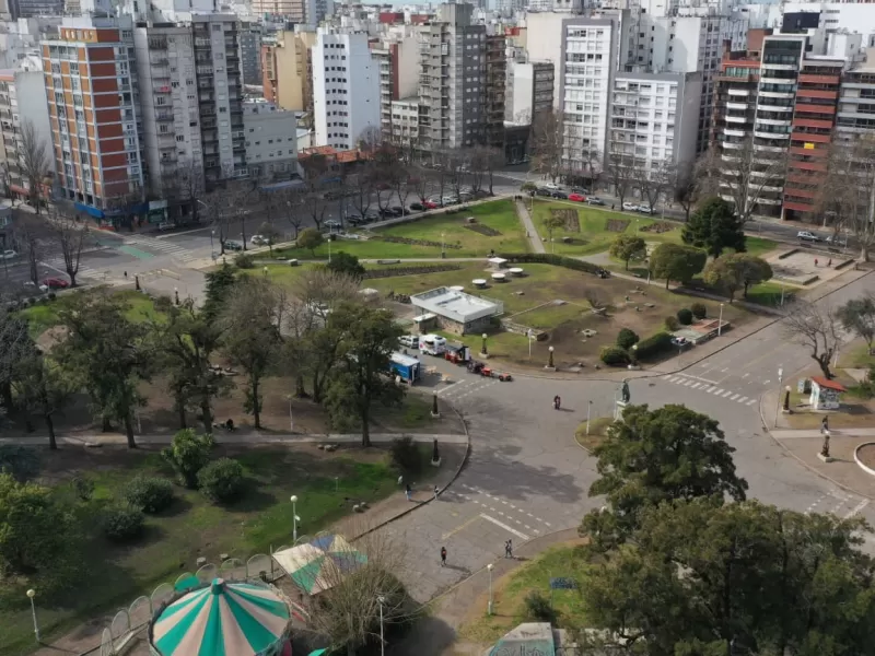 Comienzan las obras de revalorización en Plaza Mitre de Mar del Plata